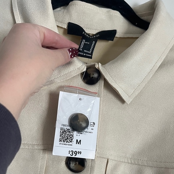 Tan Suede Cropped Jacket - Picture 2 of 4